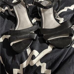Elegant Black Strappy Sandals